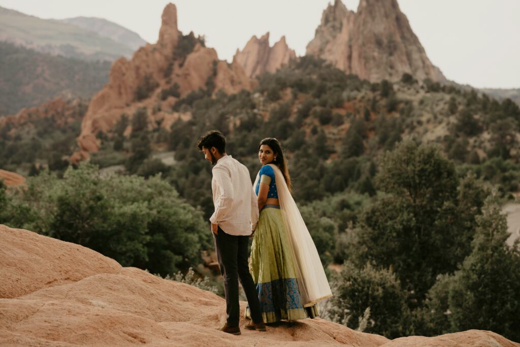 Couples photograph in nature